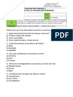 Guia Civilizacion Romana 3° Año Historia