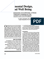 Heerwagen Et Al 1995 Environmental Design Work and Well Being Managing Occupational Stress Through Changes in The