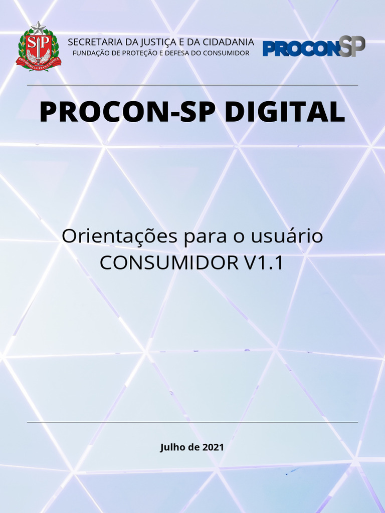 Procon SP Digital Manual Do Consumidor | PDF | Internet | Informação