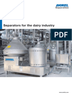 Andritz Separation Separators For The Dairy Industry