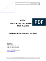 MD741 Gasdetectiecentrale Met 1 Zone