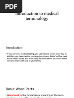 1 Basic Elements of A Medical Word Exercise 1 | PDF | Medical ...