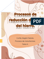 Procesos de Reducción Del Hierro