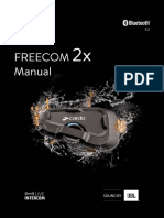 Manual de Usuario Cardo Freecom 2x