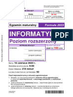 Informatyka 2023 Czerwiec Matura Rozszerzona