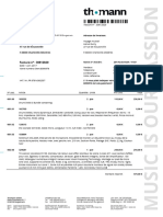 Facture-N°: 30612820: Thomann GMBH, Hans-Thomann-Str. 1, D-96138 Burgebrach