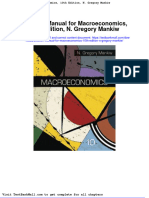 Solution Manual For Macroeconomics 10th Edition N Gregory Mankiw