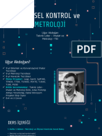Dimensional Control and Metrology - Week1