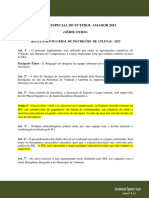 @regulamento Divisão Especial (Ouro)