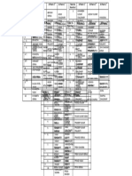 Seating Plan