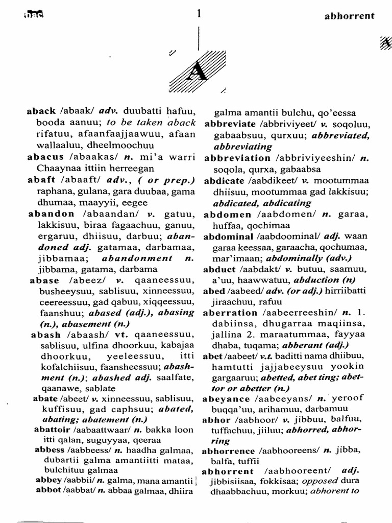 Dictionary Hamiid Muudee | PDF