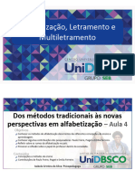 Aula 4 - Dos Métodos Tradicionais Às Novas Perspectivas em Alfabetização - CORRIGIDA