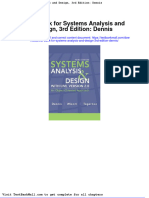 Test Bank For Systems Analysis and Design 3rd Edition Dennis