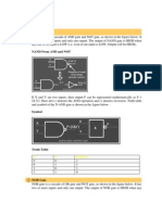 NAND Gate: X Y F (X.Y) '