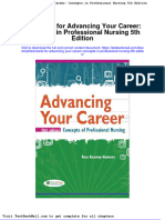 Test Bank For Advancing Your Career Concepts in Professional Nursing 5th Edition