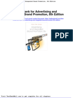 Test Bank For Advertising and Integrated Brand Promotion 6th Edition