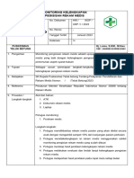 Monitoring Kelengkapan Pegisisan Rekam Medis