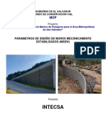 2023-1003 Asunciones de Diseño Muros MSEW - Metro Ligero
