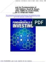 Test Bank For Fundamentals of Investing 14th Edition Scott B Smart Chad J Zutter Isbn 10 0135179300 Isbn 13 9780135179307