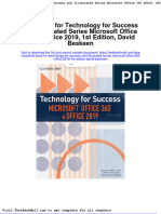 Test Bank For Technology For Success and Illustrated Series Microsoft Office 365 Office 2019 1st Edition David Beskeen