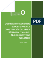 Documento Técnico - Área Metropolitana Del Suroccidente