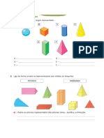 Sólidos Geométricos - 4.º ano