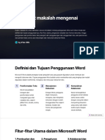 Membuat Makalah Mengenai Word