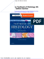 Test Bank For Textbook of Histology 4th Edition Gartner