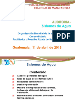 AUDITORIA Sistemas de Agua