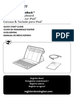 Keyfolio™ Secureback™ Ipad Case & Keyboard Étui & Clavier Pour Ipad Carcasa & Teclado para Ipad
