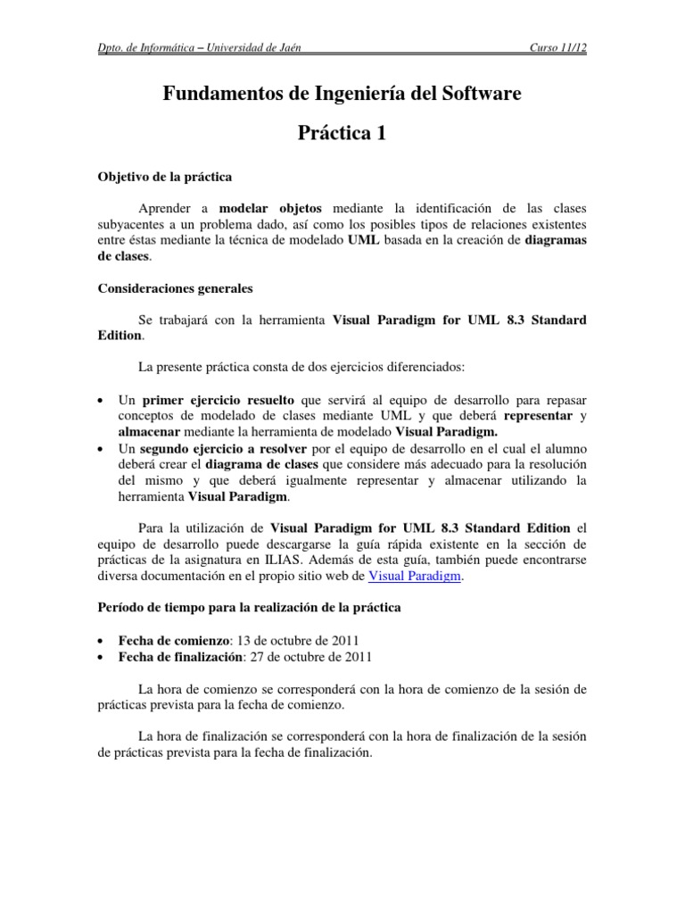 Practica 1 FIS | PDF | Ciencias de la Computación | Clase (Programación ...