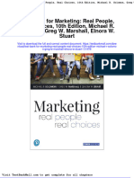 Test Bank For Marketing Real People Real Choices 10th Edition Michael R Solomon Greg W Marshall Elnora W Stuart 13 978