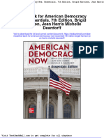 Test Bank For American Democracy Now Essentials 7th Edition Brigid Harrison Jean Harris Michelle Deardorff