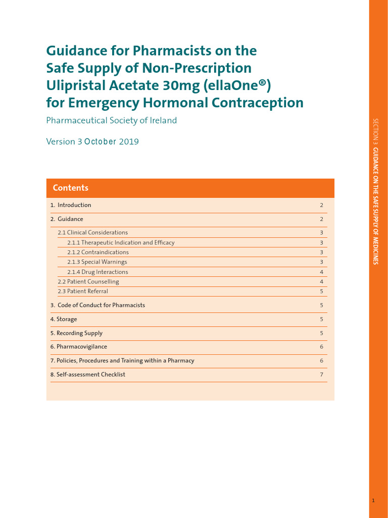 03.6 Guidance For Pharmacists On The Safe Supply of NonPrescription