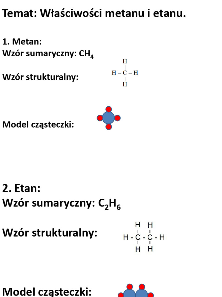 Metan I Etan | PDF