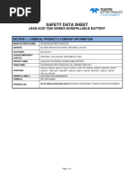 Toro Lithium Ion Battery Safety Data Sheet | PDF | Toxicity | Lithium ...