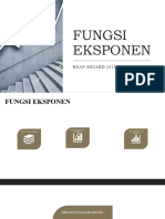 Fungsi Eksponen