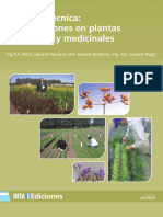 Inta Memoria Tecnica Investigaciones Plantas Aromaticas Mediciales