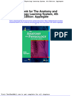 Test Bank For The Anatomy and Physiology Learning System 4th Edition Applegate