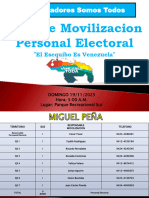 Plan de Movilizacion Personal Electoral