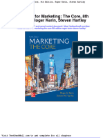 Test Bank For Marketing The Core 8th Edition Roger Kerin Steven Hartley