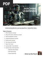 Understanding Machine Learning Algorithms - in Depth