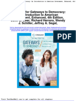 Test Bank For Gateways To Democracy An Introduction To American Government Enhanced 4th Edition John G Geer Richard Herrera Wendy J Schiller Jeffrey A Segal