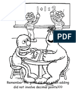 Color by Number Adding Subtracting Decimals