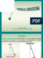 Pendulul - Gravitational Virtual Exp.