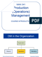 Session 1 - Introduction To Operations Management