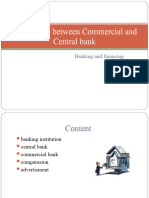 Differences Between Commercial and Central Bank