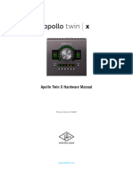 Apollo Twin X Hardware Manual