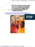 Test Bank For The Cultural Landscape An Introduction To Human Geography 11th Edition James M Rubenstein Isbn 10 0321831586 Isbn 13 9780321831583