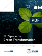 Eu Space For Green Transformation A New Tool For Companies To Monitor Their Sustainability Targets 2023 Issue 1